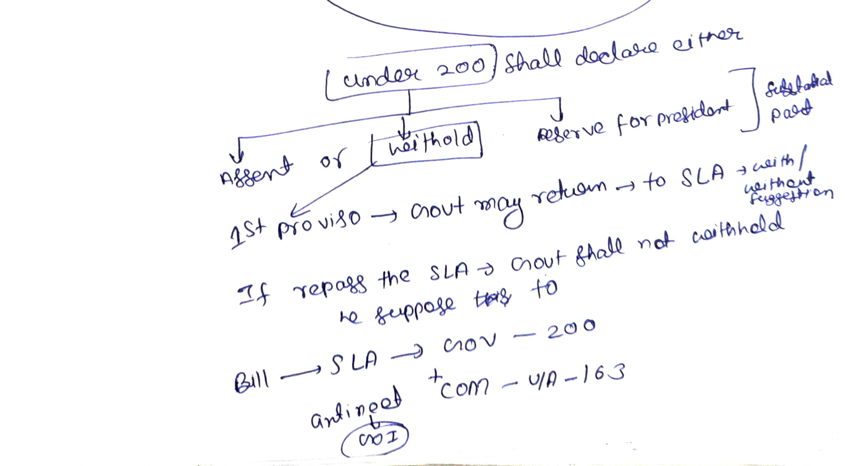 Article 200 options flow — class board notes
